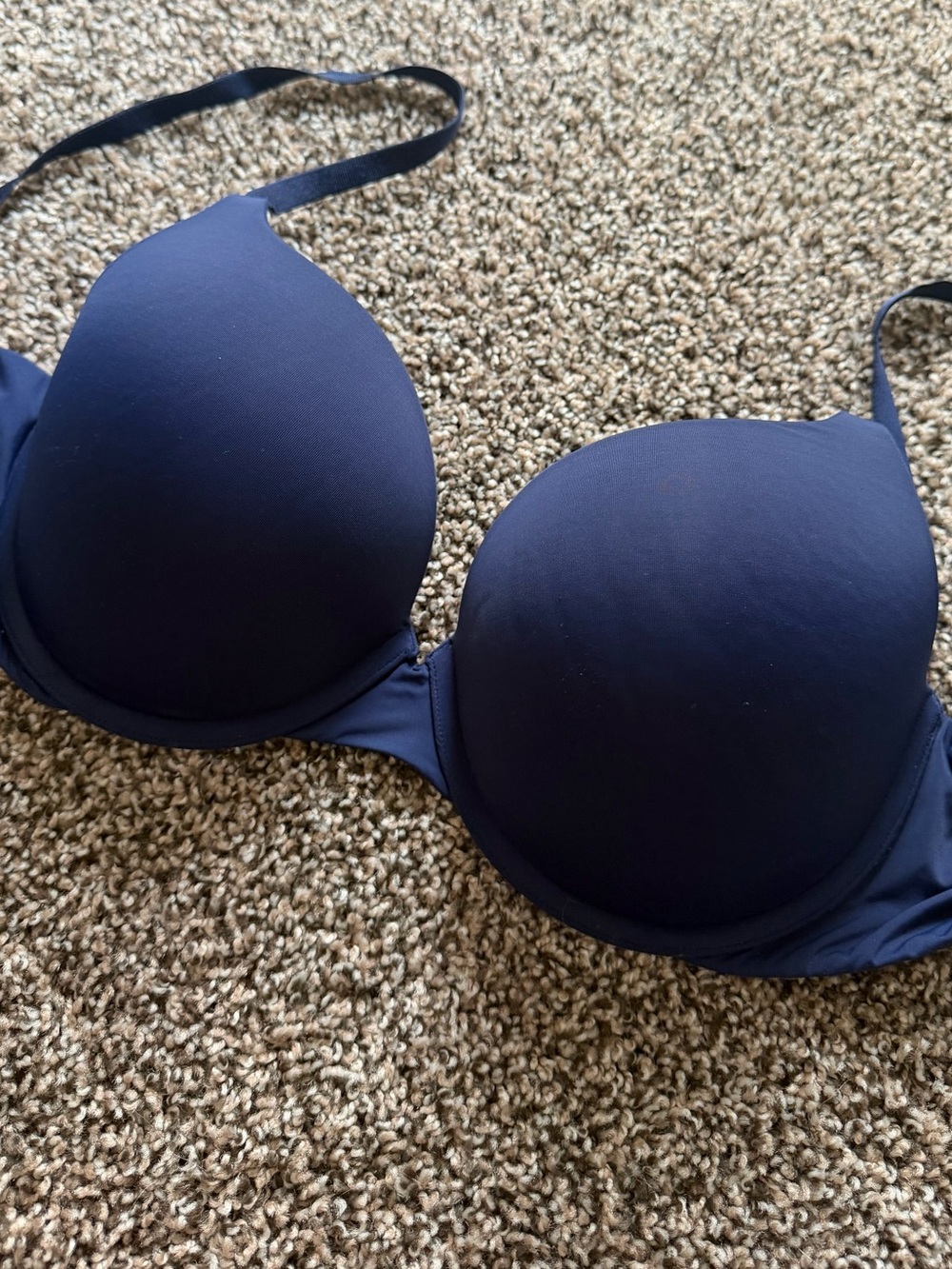 Victoria's Secret Navy Padded T-Shirt Bra 36D